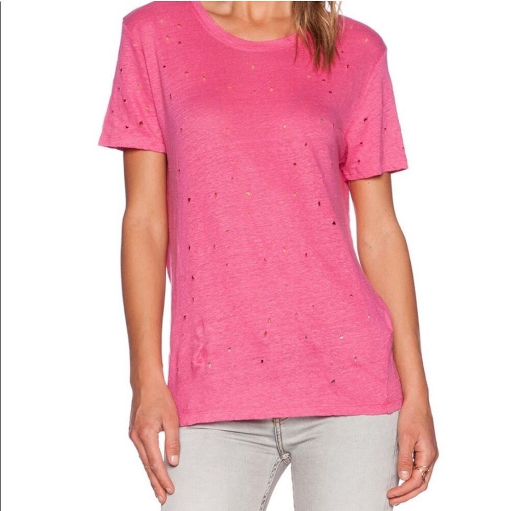 IRO Clay Tee Pink Linen Size Small